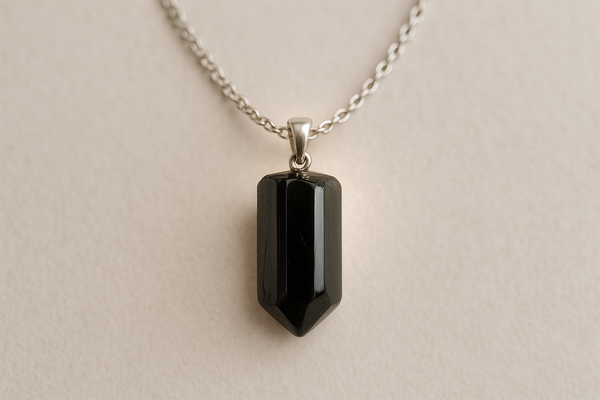 Colgante de Turmalina Negra - Protección Energética
