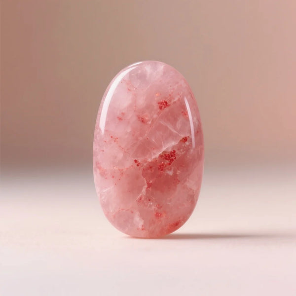 Piedra de Agradecimiento - Cuarzo Fresa