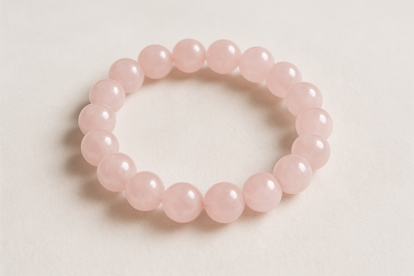 Manilla de Cuarzo Rosa - Amor Propio y Armonía