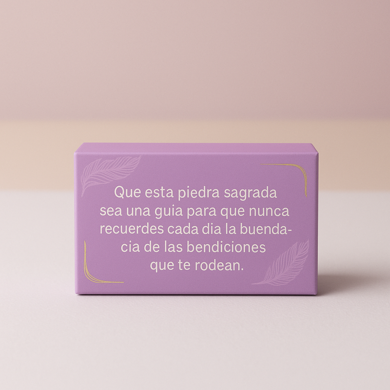 Piedra de Agradecimiento - Cuarzo Fresa