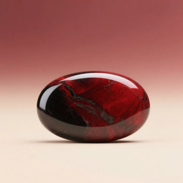 Piedra de Agradecimiento - Obsidiana Roja